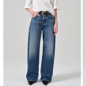 Citizens Of Humanity Blue Flare & Wide Leg Jeans